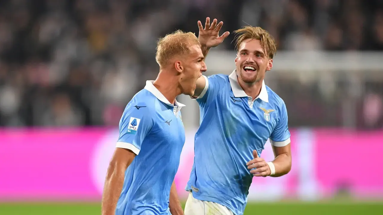 Imagem publicada pela Lega Serie A nos melhores momentos de Juventus 0 x 3 Lazio, em 18/10/2026.