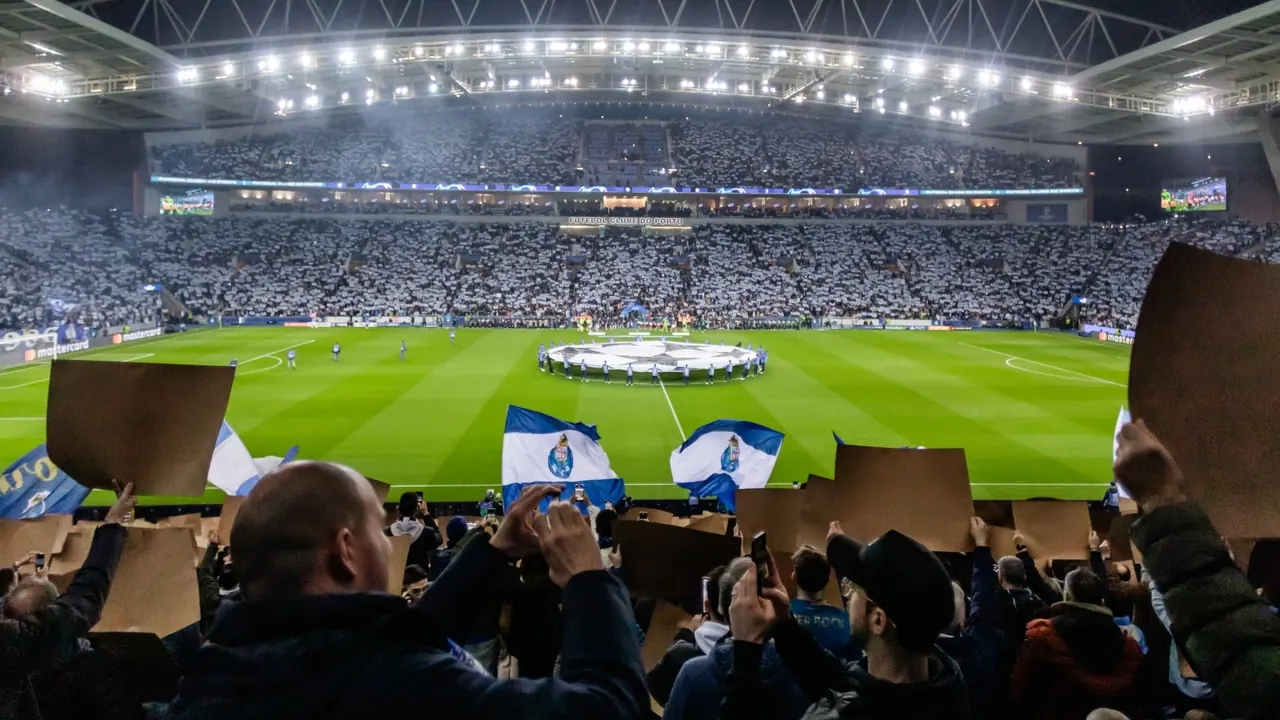 Imagem do FC Porto divulgada no serviço de bilhetes da Champions League.