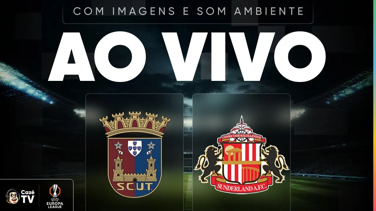 Torreense x Sunderland: arte da transmissão da CazéTV para o jogo de 15 de outubro de 2026.