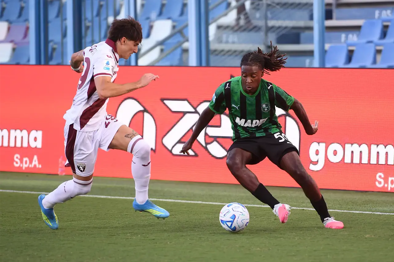 Jogadores do Sassuolo em uma partida da temporada 2026/27.