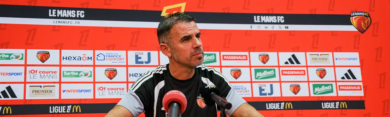 Patrick Videira em entrevista na sala de imprensa do Le Mans.