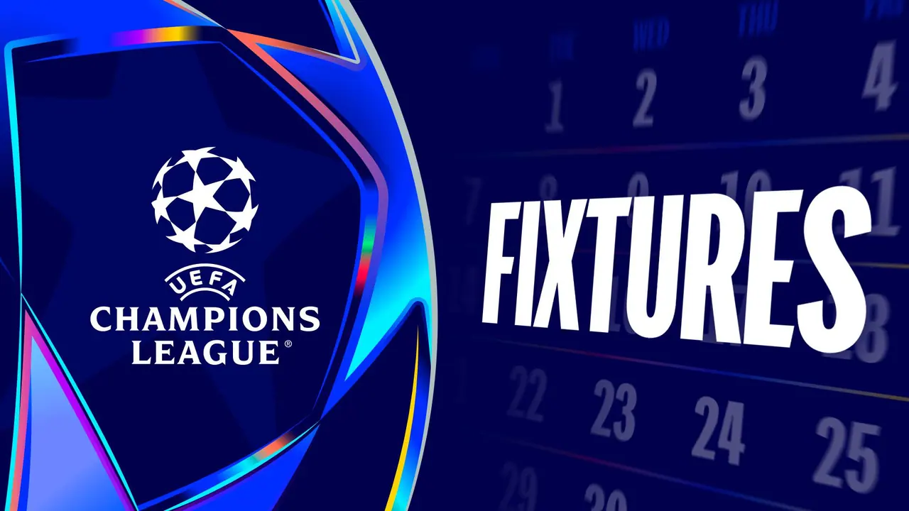Arte institucional da Champions League para o calendário da temporada 2026/27.